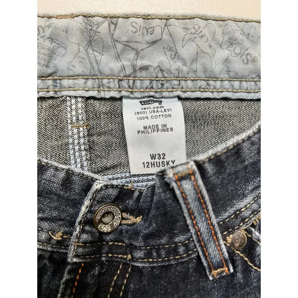 Vintage Levi's‎ Carpenter Jeans W32 Vintage Y2K Cropped Wide Leg Workwear Denim
